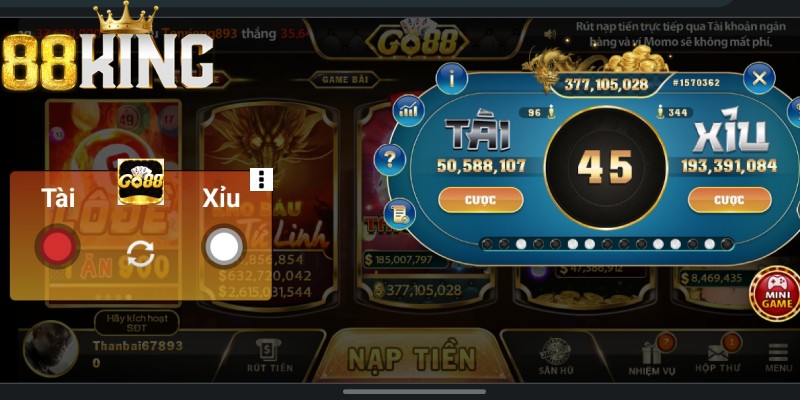 88KING phần mềm hack game tài xỉu online